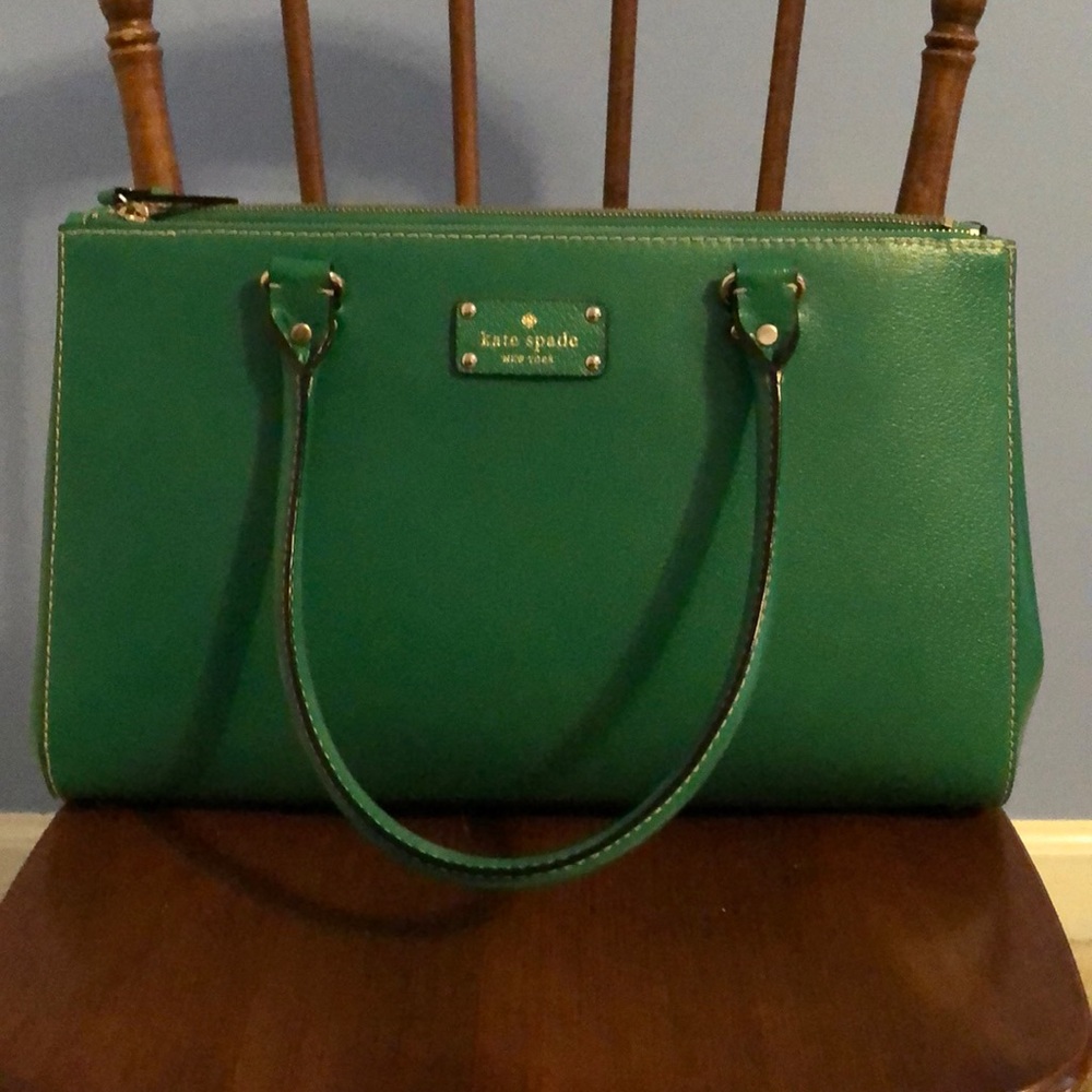 Green Kate Spade Purse